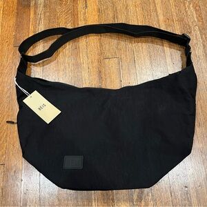 NWT BEIS Crescent Bag- Black